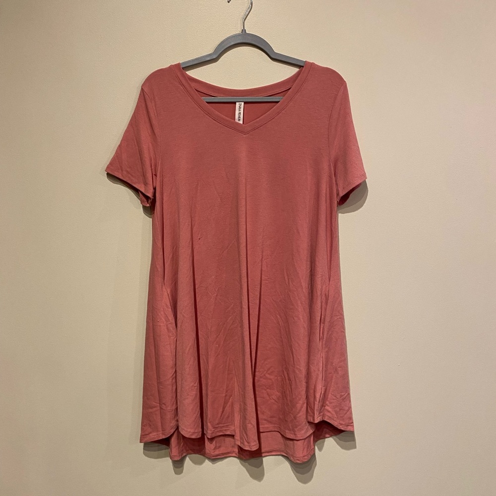 Pink Dress with pockets